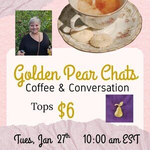 MORNING COFFEE & CHATS  * TOPS  $6 * 2X - 5X